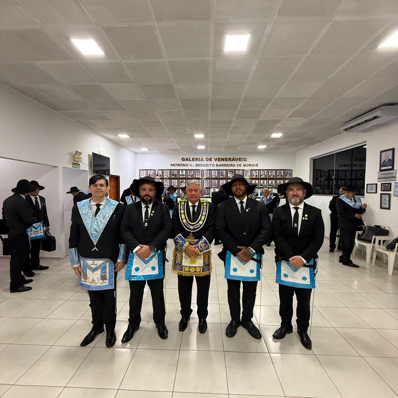 Foto 2 - Sessão Magna de Exaltação dos IIr∴ André Luiz da Silva Nascimento, Danillo Noleto Nunes e Lucas Faria Antunes
